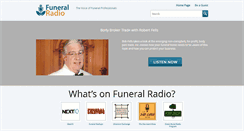 Desktop Screenshot of funeralradio.com